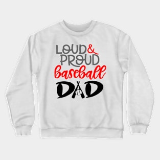 Baseball Dad Crewneck Sweatshirt